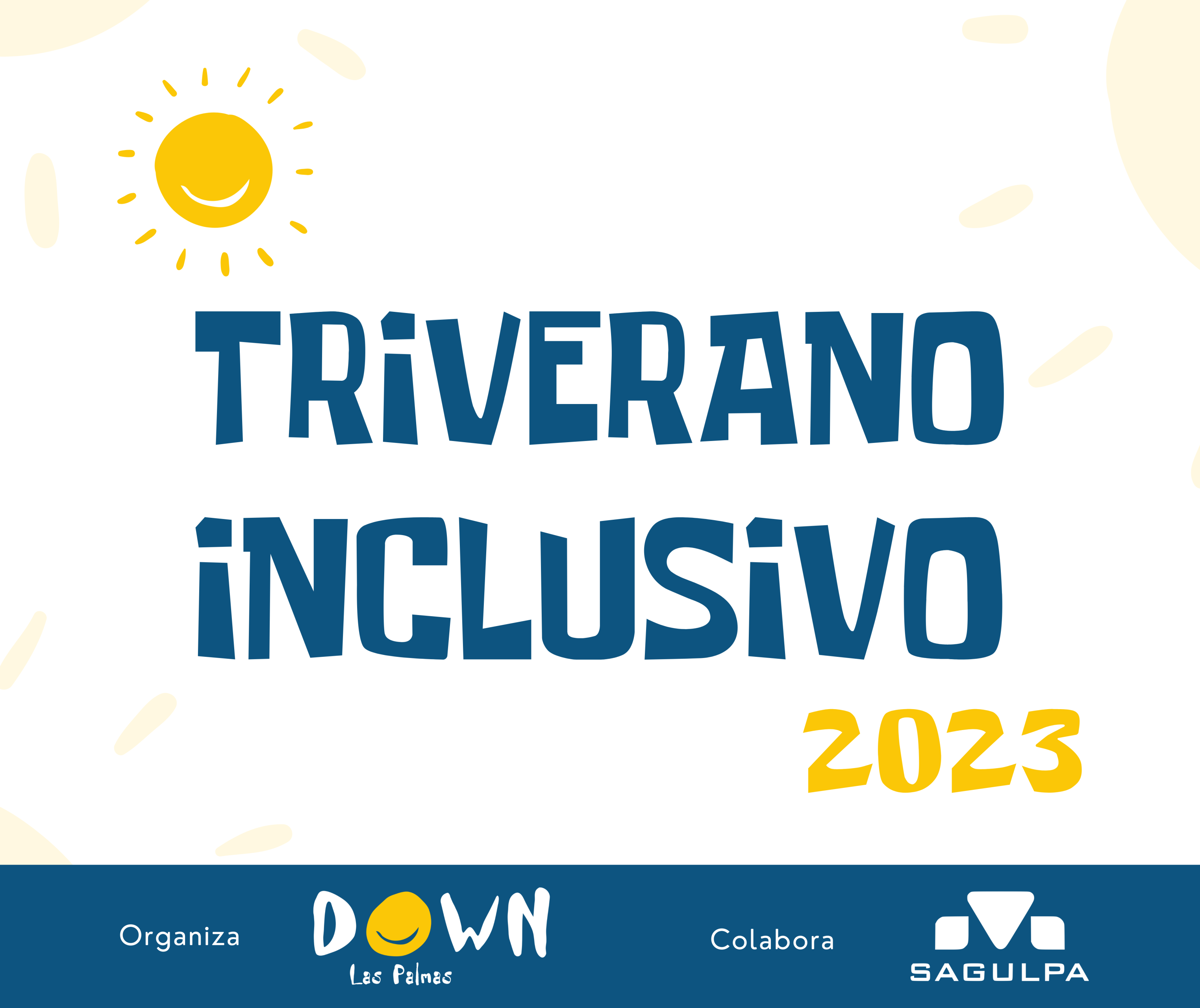 Cartel del Campus de Verano Triverano Inclusivo