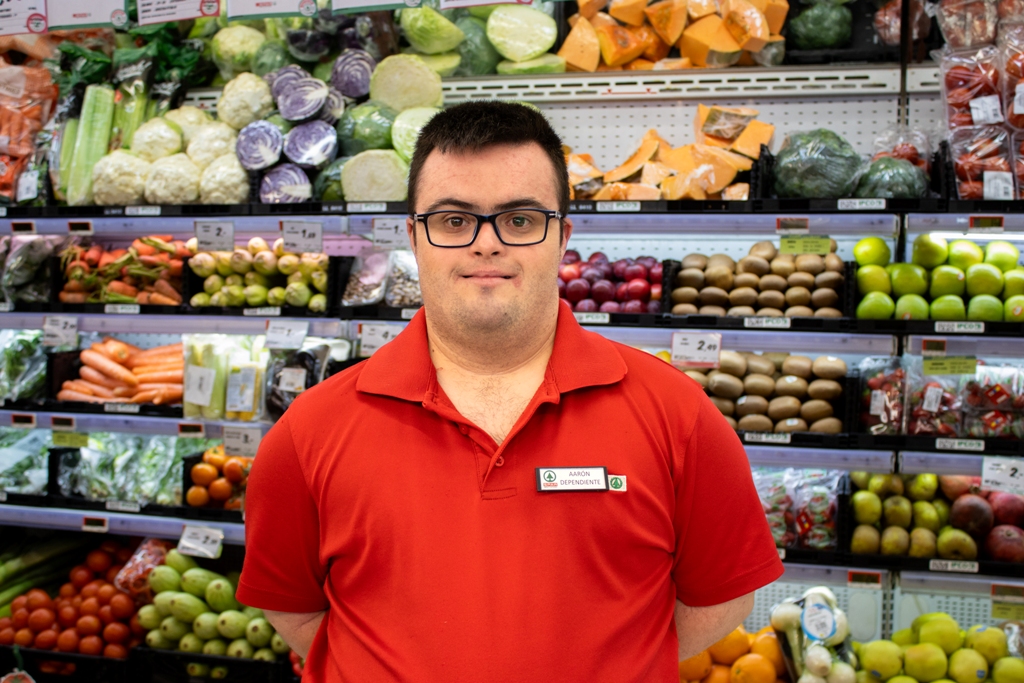 Aarón, trabajador de SPAR